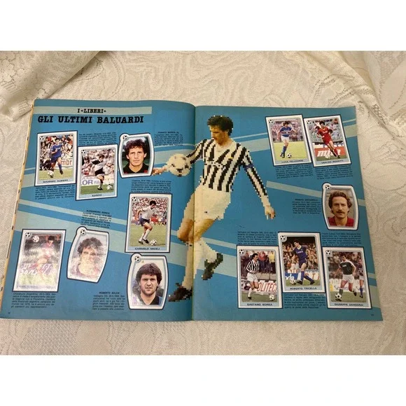 Supercalcio Campionato 1985-86 Panini Soccer Football Sticker Album Complete